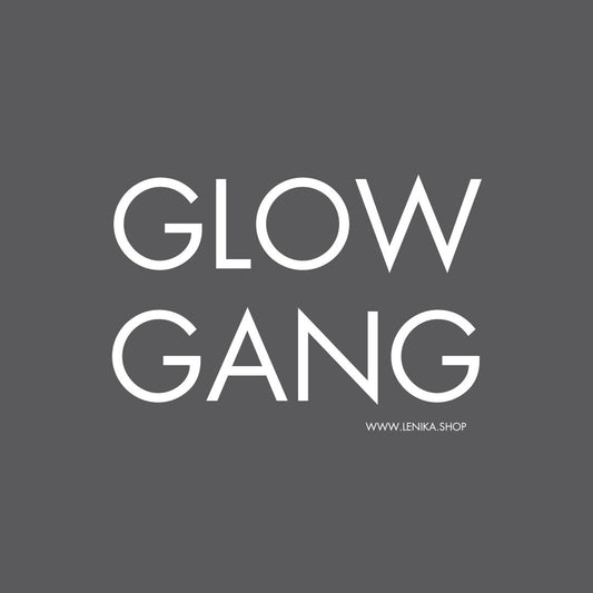 Umweltfreundlicher Sticker "Glowgang"