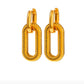 Mega cool earrings “Mieke” in gold &amp; silver